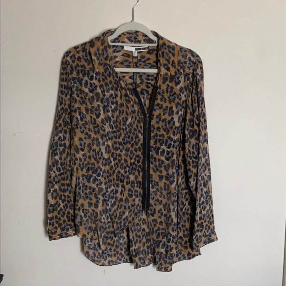 Tracy Reese ZIP Front Shirt